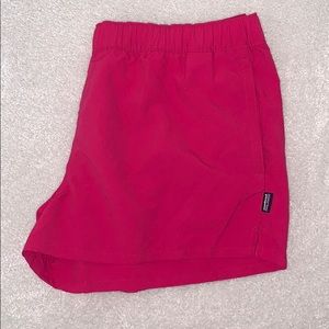 Patagonia Women’s Craft Pink Barely Baggies Shorts: Size L